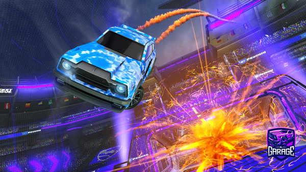 A Rocket League car design from LukemXs