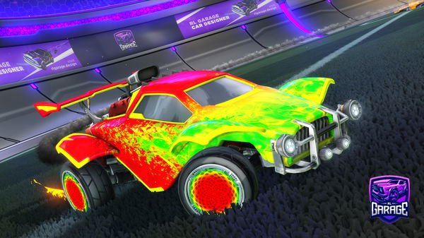 A Rocket League car design from Monks__