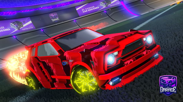 A Rocket League car design from toadofdeath