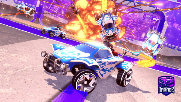 A Rocket League car design from Skyfall_2007