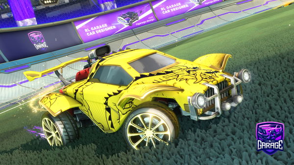 A Rocket League car design from DarkWolf_Justin7