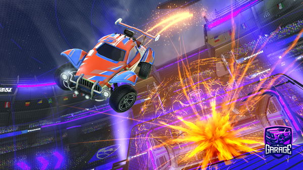 A Rocket League car design from Orangutan15