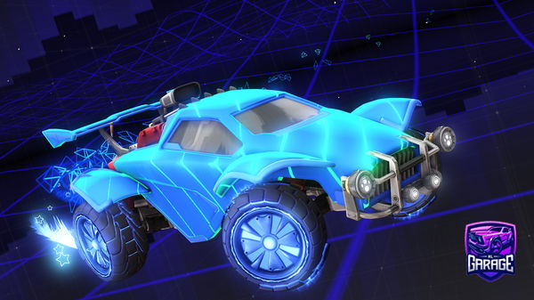 A Rocket League car design from FireSchorcher