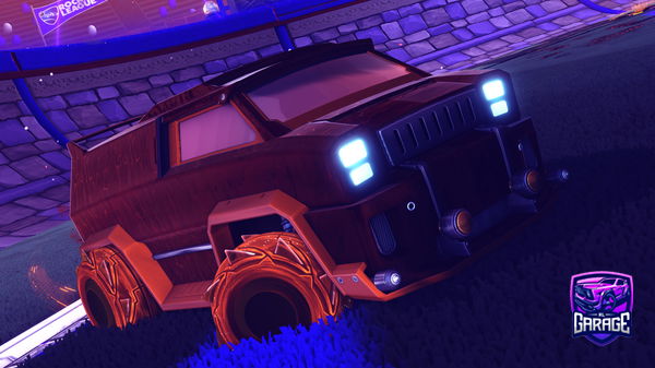 A Rocket League car design from Sleepless8