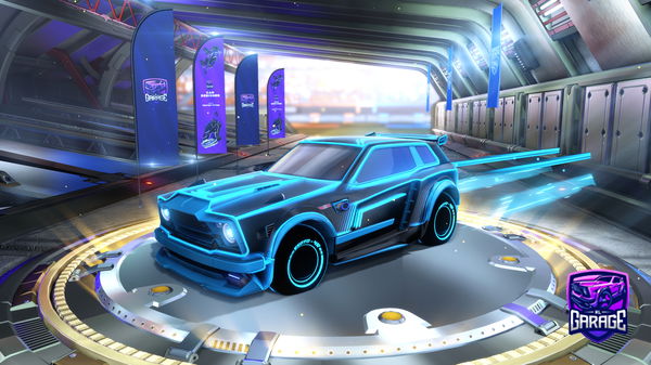 A Rocket League car design from mattqdev