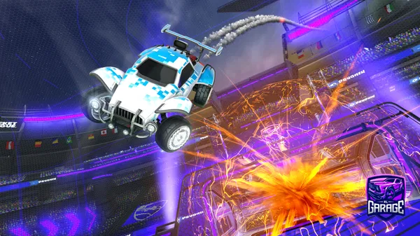 A Rocket League car design from broken_tv10