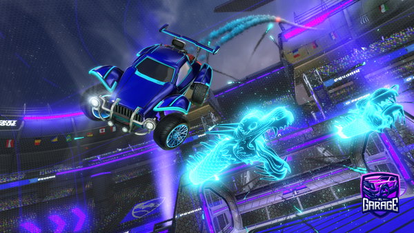 A Rocket League car design from Icemanflood