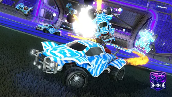 A Rocket League car design from bumpstart
