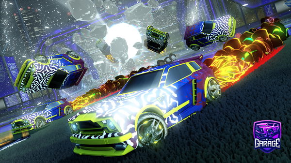 A Rocket League car design from soso91