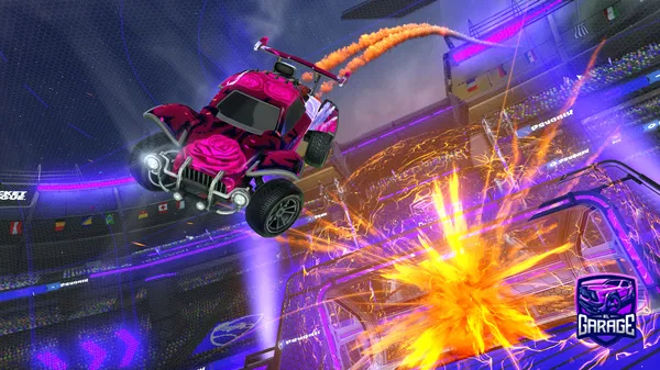 A Rocket League car design from bbone99can