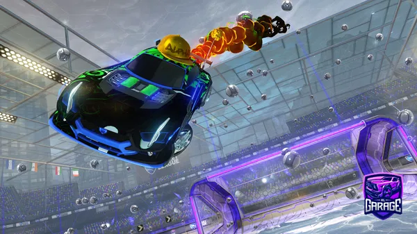 A Rocket League car design from AMROFRE