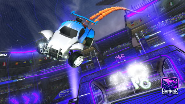 A Rocket League car design from PWR-Acyn