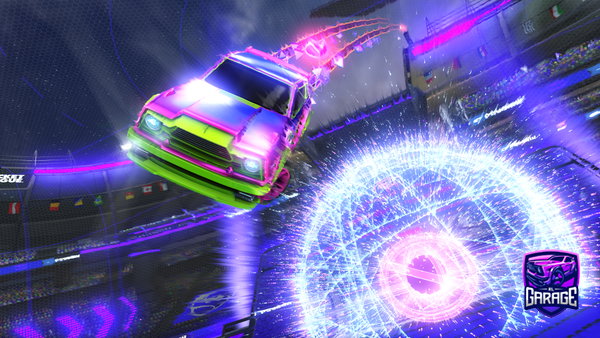 A Rocket League car design from GKNNN
