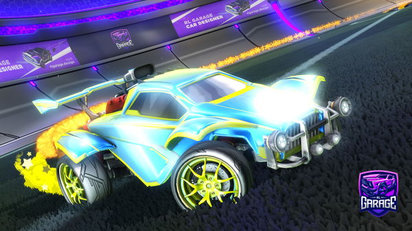 A Rocket League car design from StillGalactical