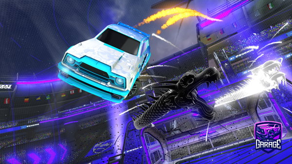 A Rocket League car design from GaminBurken096