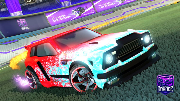 A Rocket League car design from Orangeracerbob