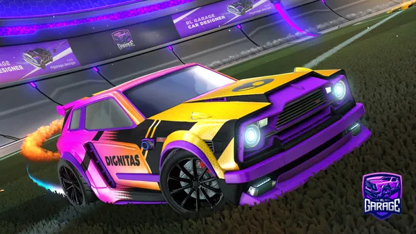 A Rocket League car design from Jakeyboi360