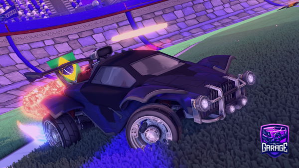 A Rocket League car design from joaogamerdbr