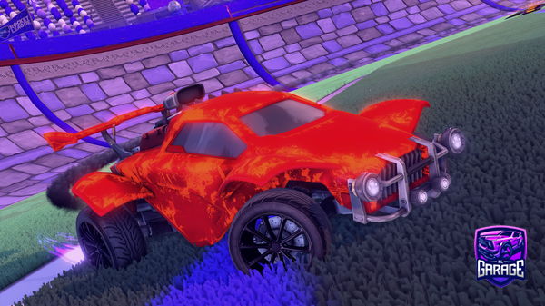 A Rocket League car design from Mecnewa