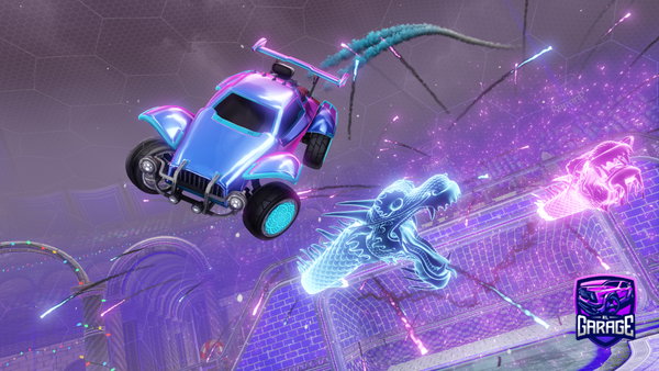 A Rocket League car design from qlpr9