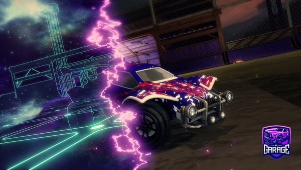 A Rocket League car design from Nonamereal_onpc