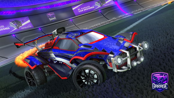 A Rocket League car design from Sharkboiii