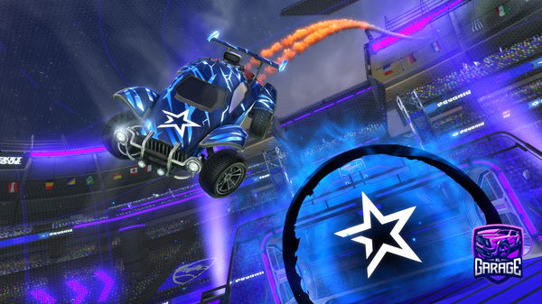 A Rocket League car design from Penguin_TTT