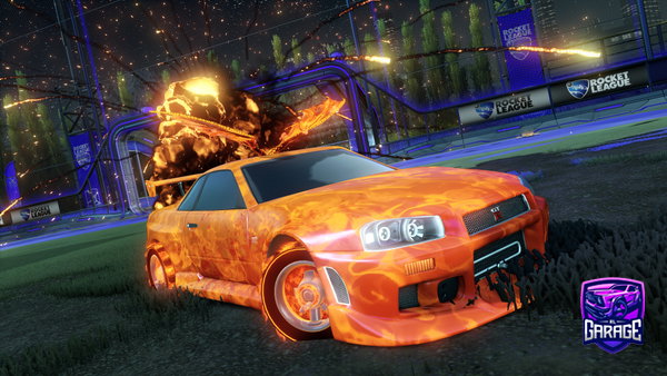 A Rocket League car design from Treanix187