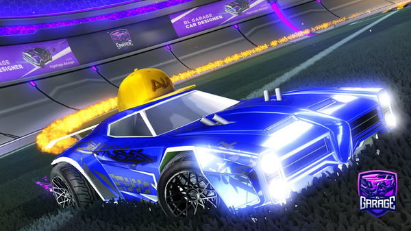 A Rocket League car design from NXCA
