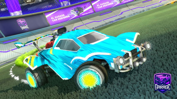 A Rocket League car design from Dr_LightningTtv