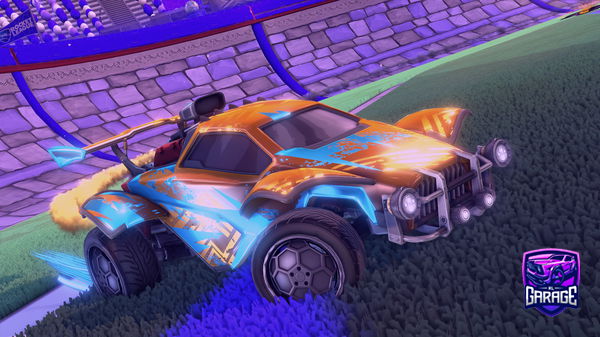 A Rocket League car design from Axelrd143