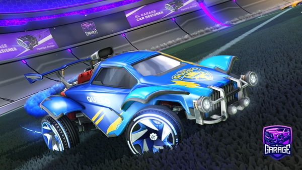 A Rocket League car design from sanchopanza07