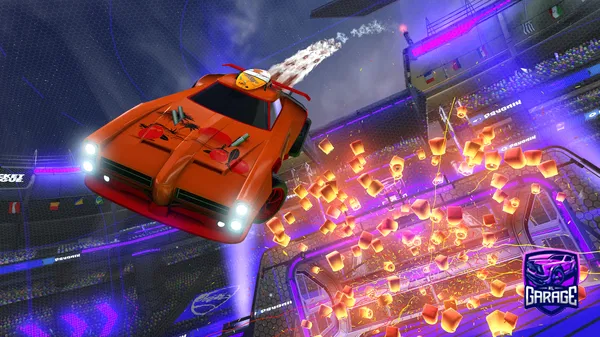 A Rocket League car design from ChristmasGuy