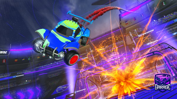 A Rocket League car design from dubbliuz