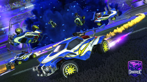 A Rocket League car design from radishsoup