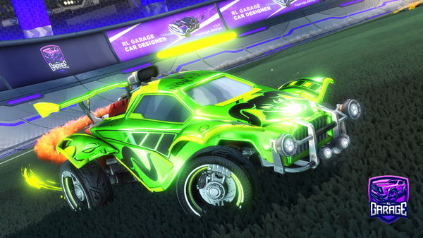 A Rocket League car design from Coobazoid