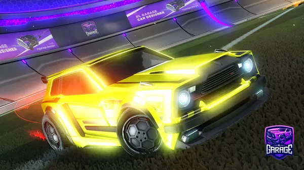 A Rocket League car design from Spicydead0987