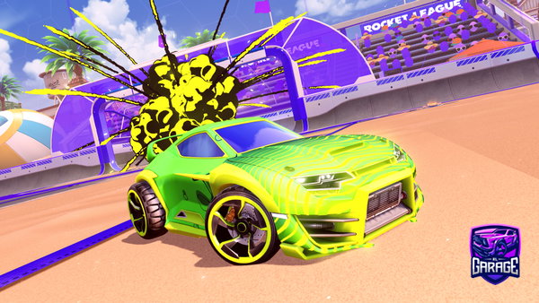 A Rocket League car design from NJOBE_25