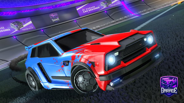 A Rocket League car design from Filetito09
