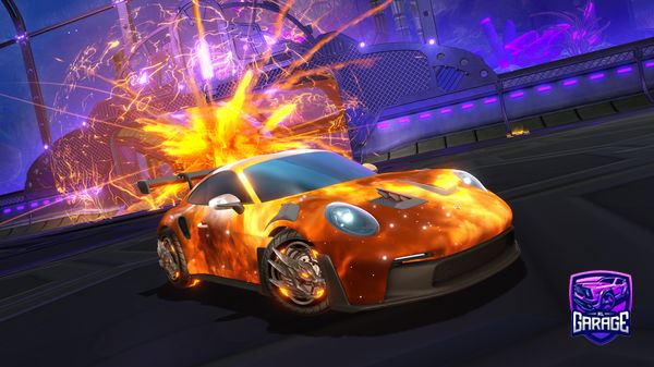 A Rocket League car design from Fgsamuraixl682