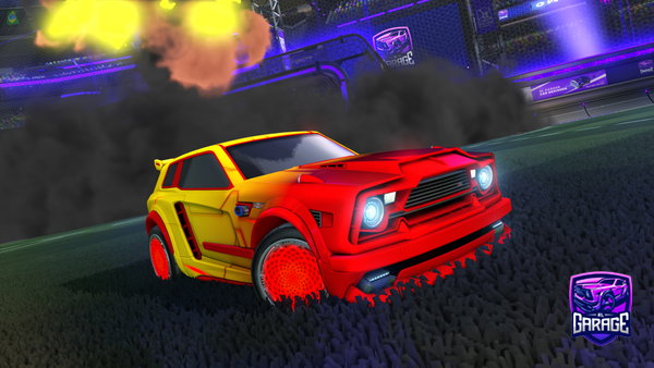 A Rocket League car design from brilxc