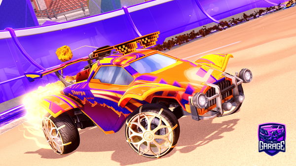 A Rocket League car design from Cat-voitel