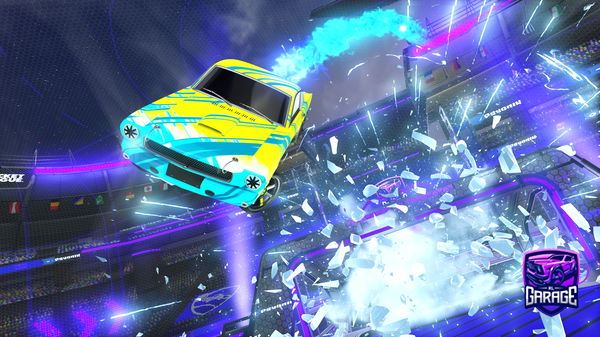 A Rocket League car design from Pxngz_