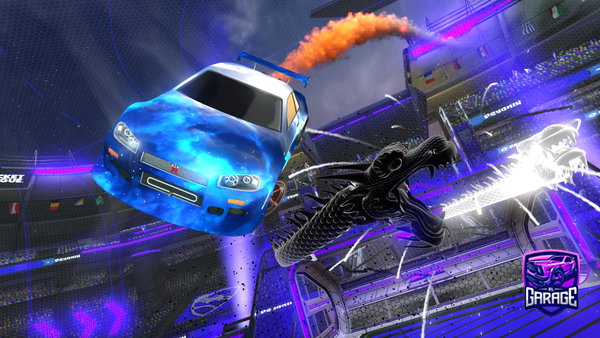 A Rocket League car design from fggjkknvfjm