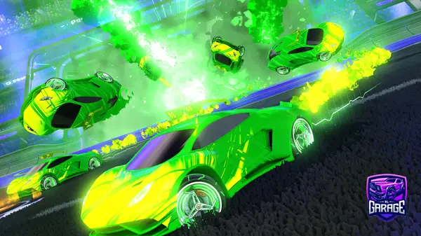 A Rocket League car design from Myusernameistigershark