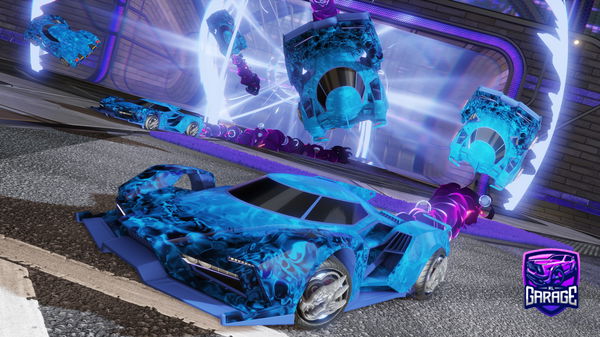 A Rocket League car design from HUGONITE14