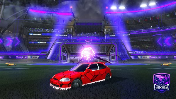 A Rocket League car design from nxcho10