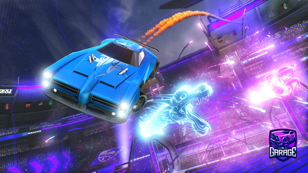 A Rocket League car design from Frosty_RL214