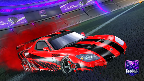 A Rocket League car design from boosted497