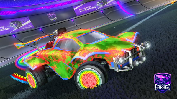 A Rocket League car design from Alitv